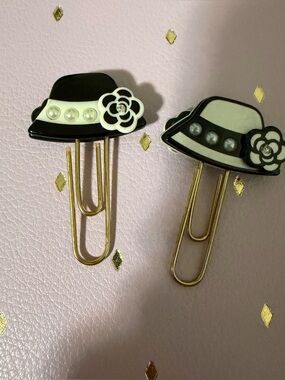 Handmade CC  paperclip set of 2